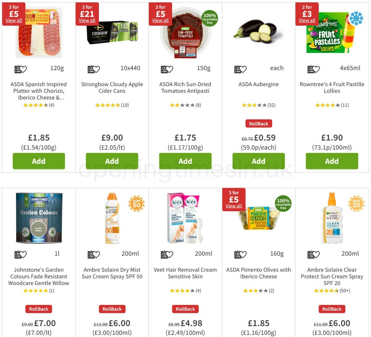 ASDA Offers from 18 June