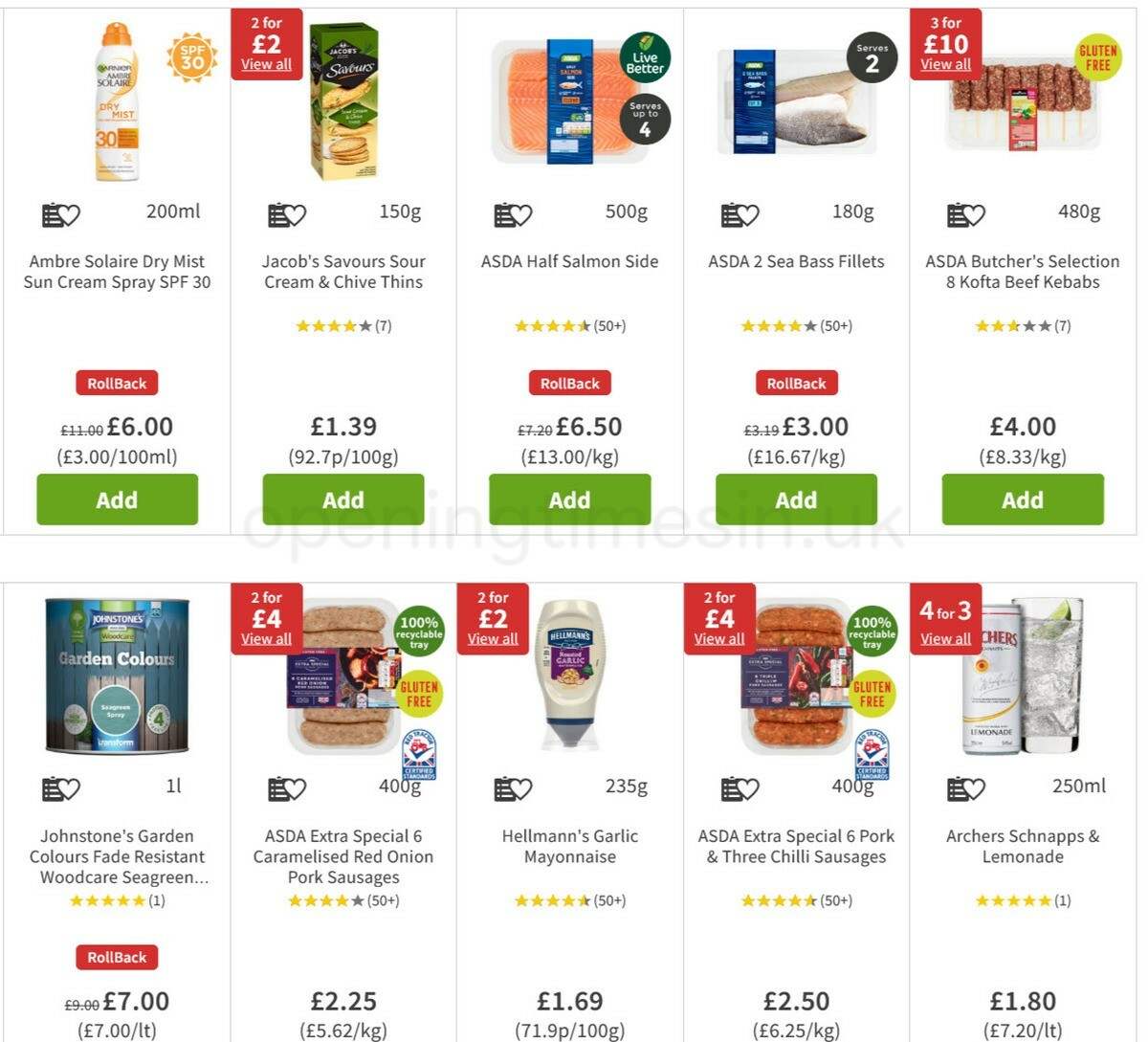 ASDA Offers from 18 June