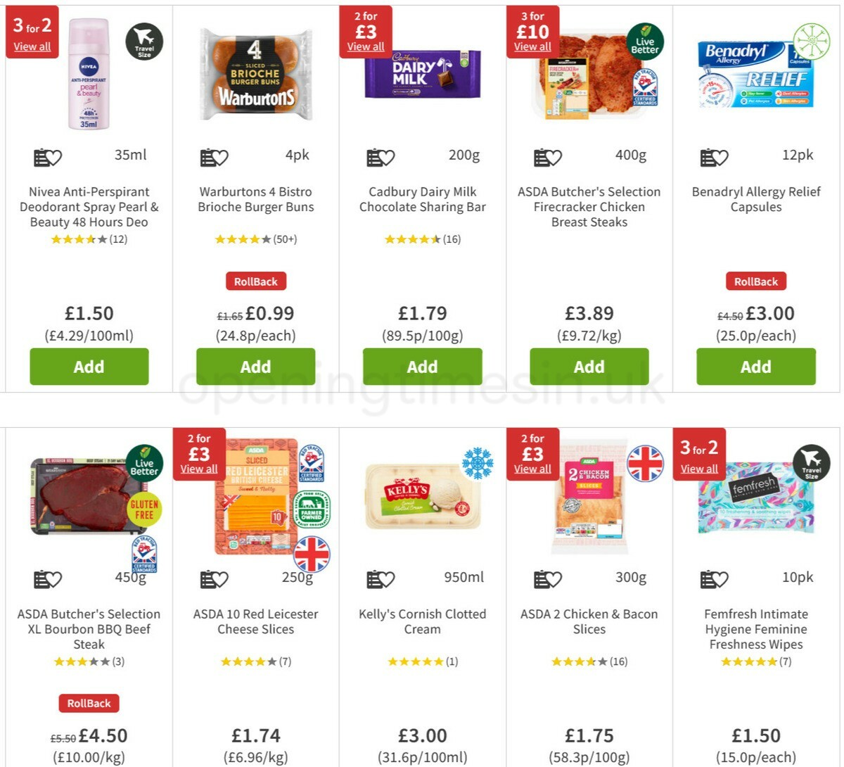 ASDA Offers from 18 June