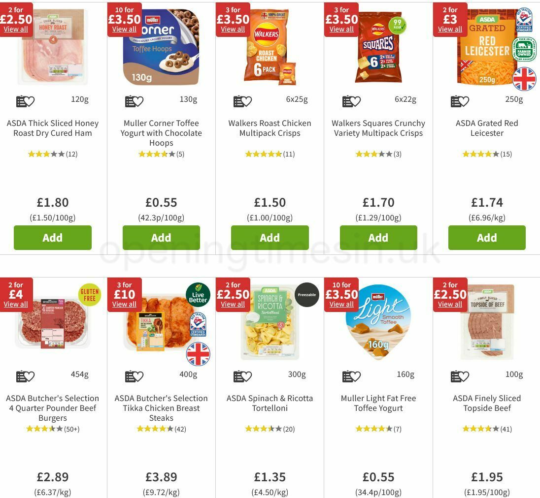ASDA Offers from 13 August