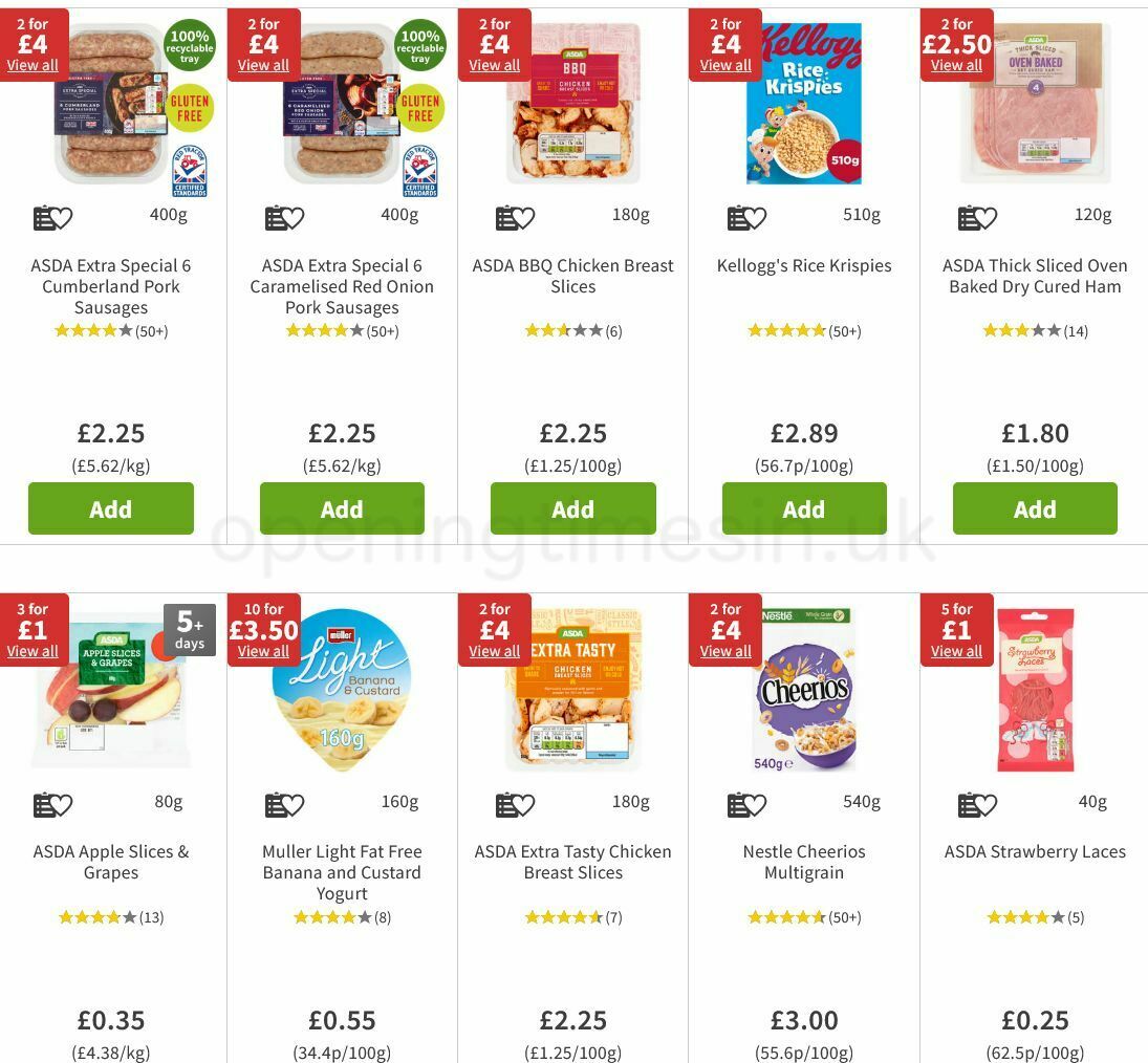 ASDA Offers from 13 August