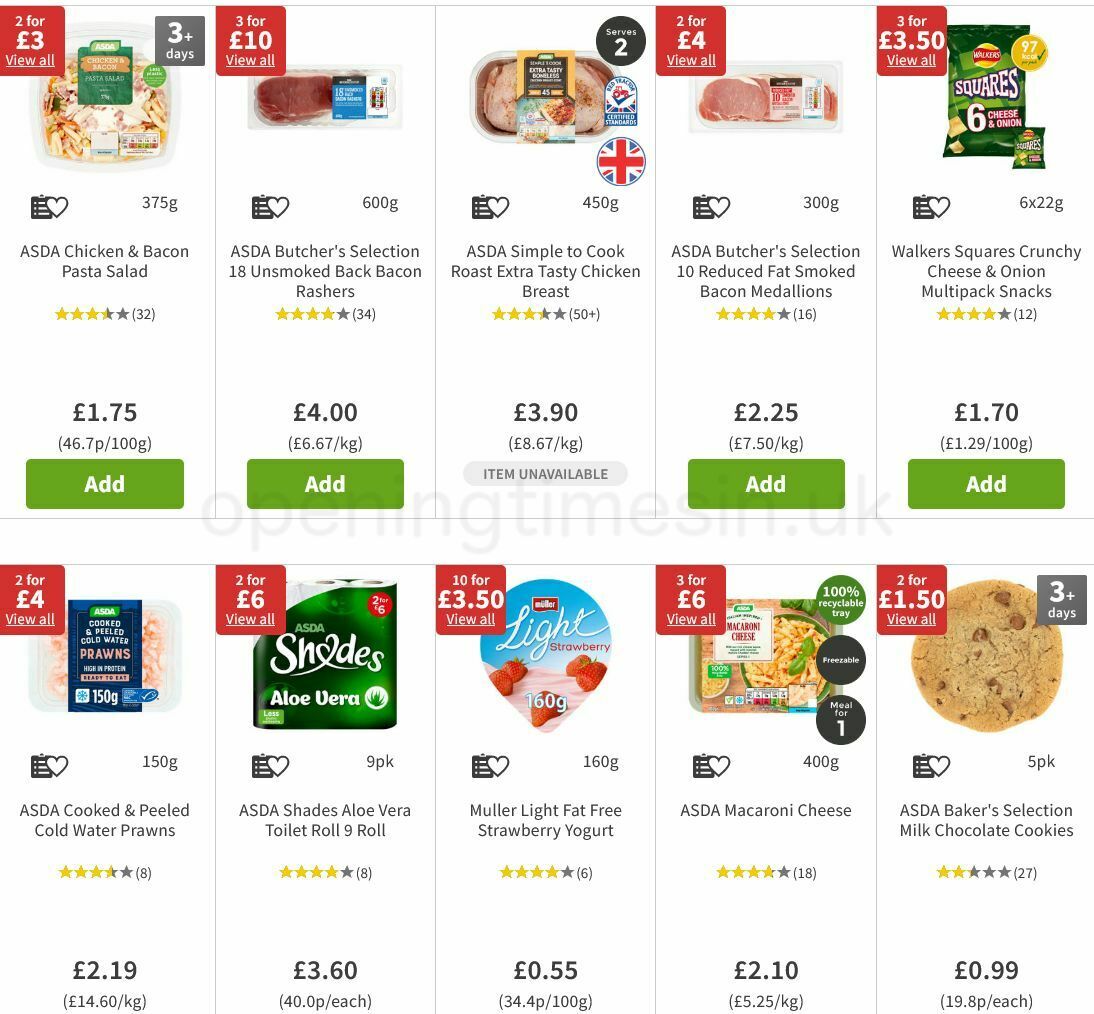 ASDA Offers from 13 August