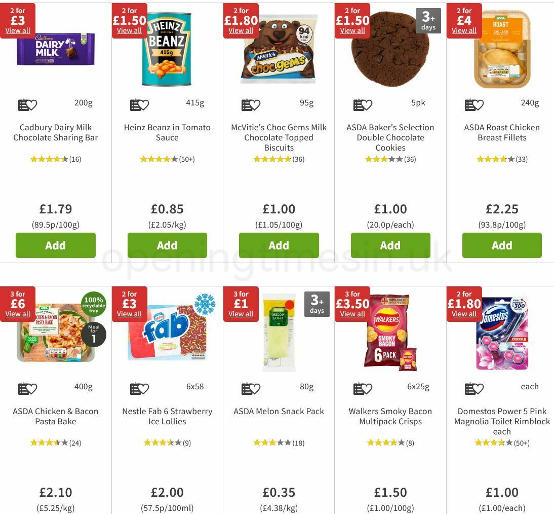 ASDA Offers from 13 August