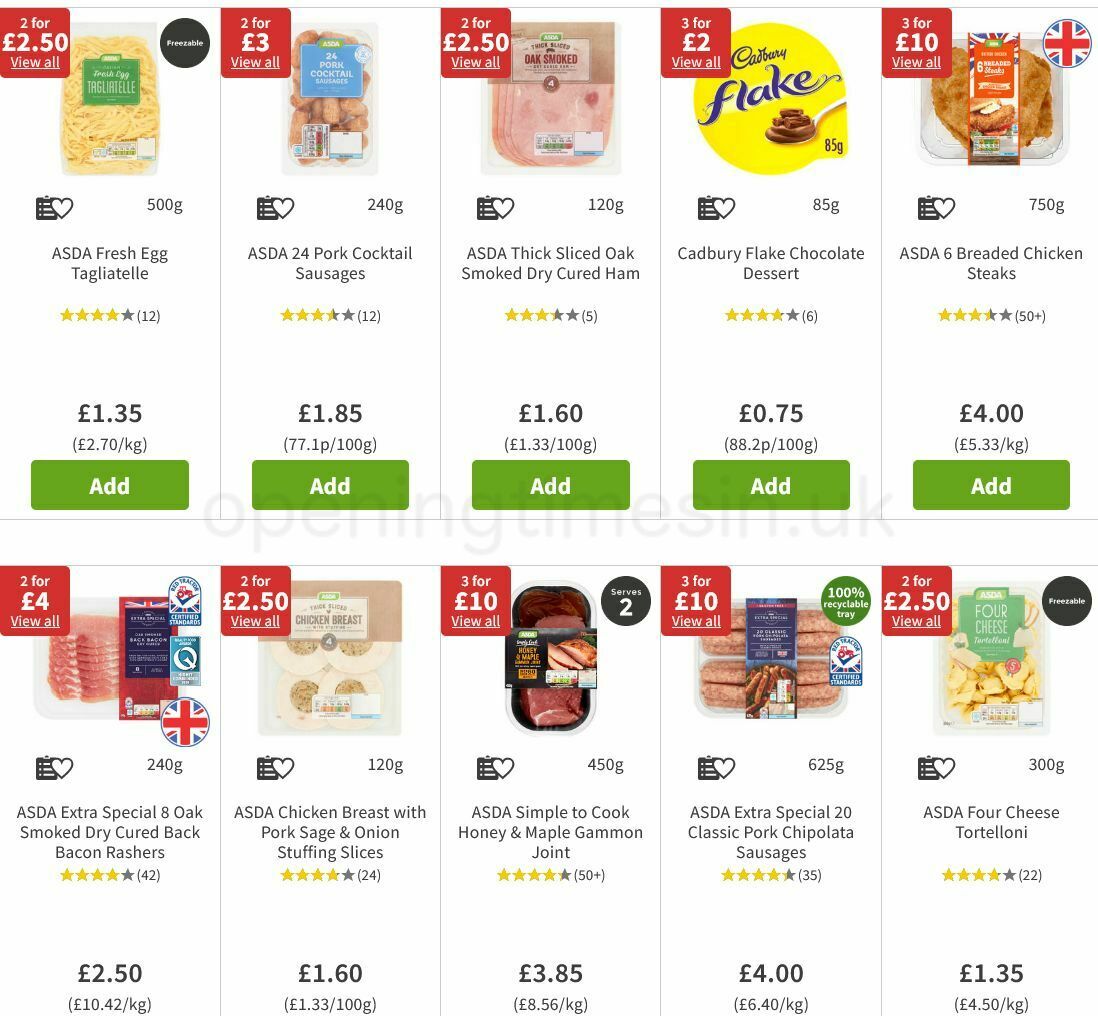 ASDA Offers from 13 August