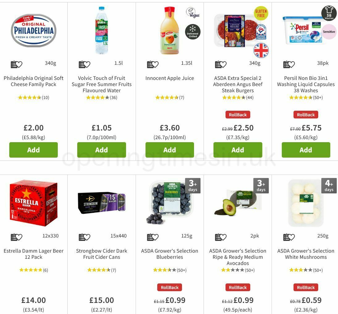ASDA Offers from 13 August