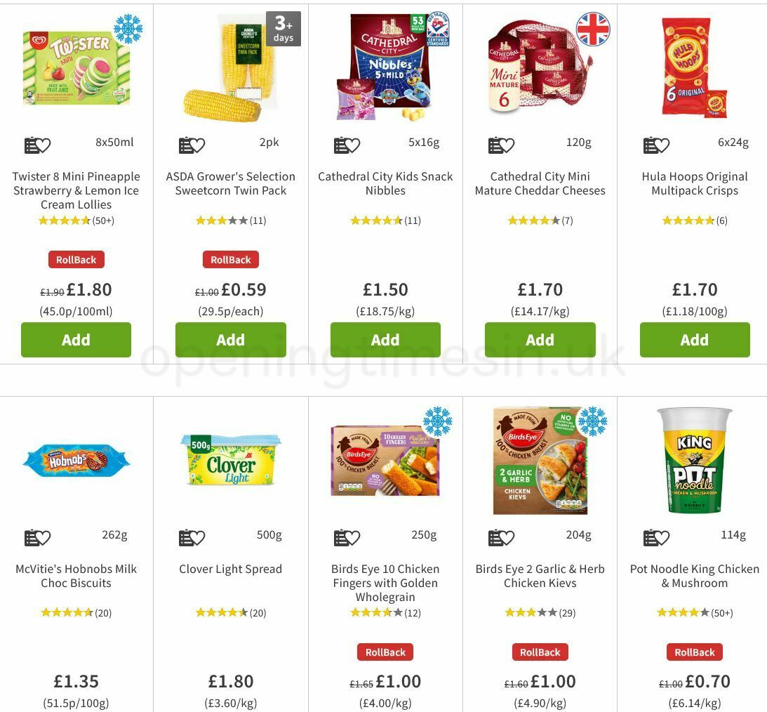 ASDA Offers from 13 August