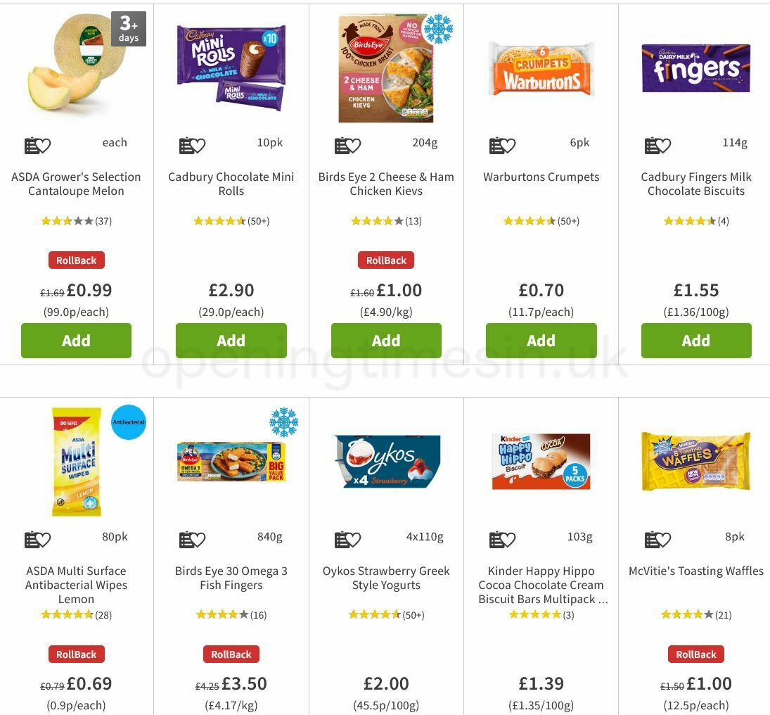 ASDA Offers from 13 August