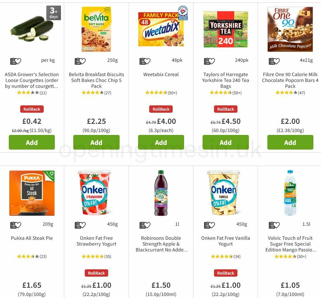 ASDA Offers from 13 August