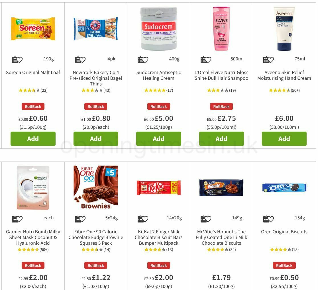 ASDA Offers from 13 August