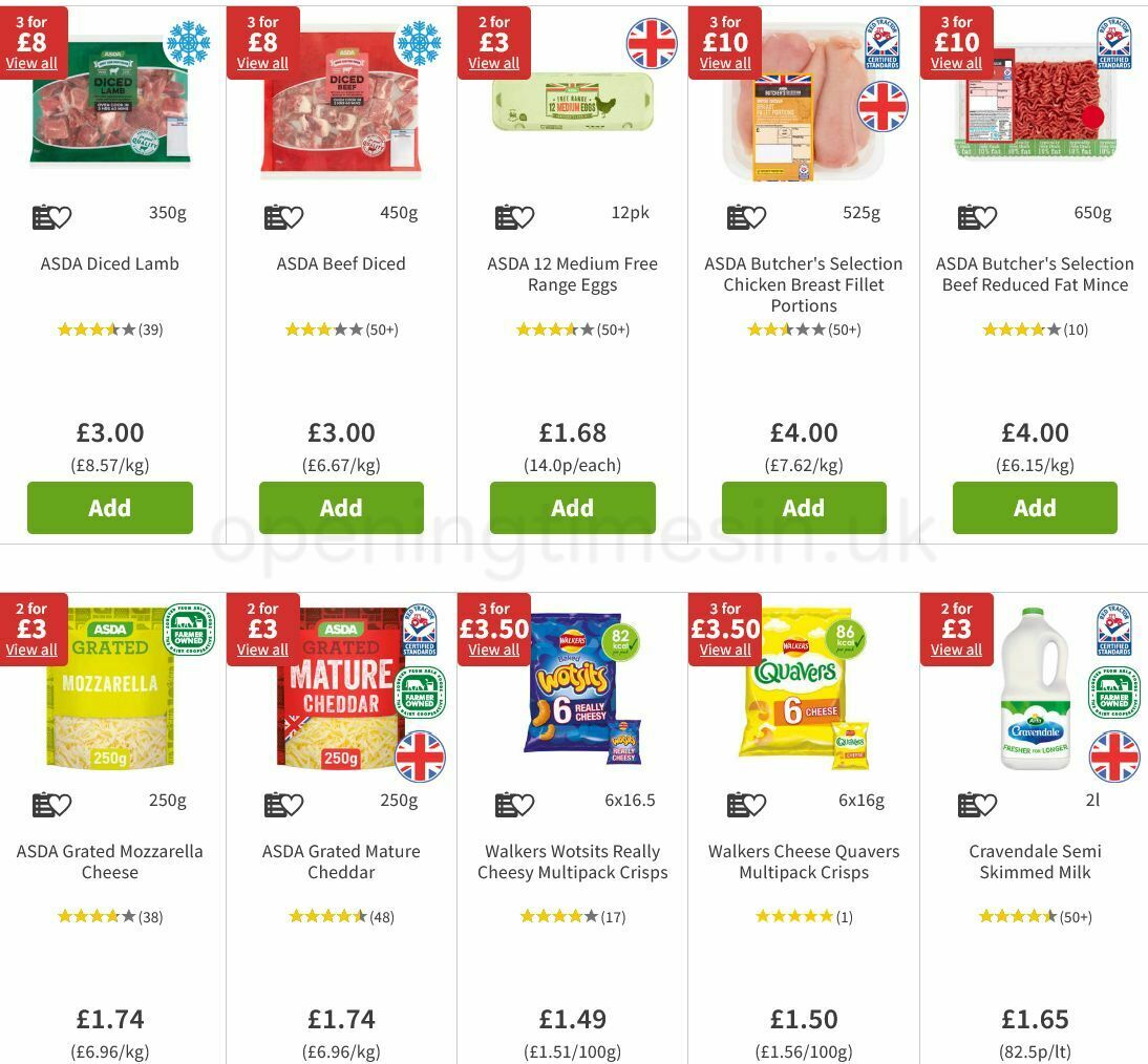 ASDA Offers from 13 August