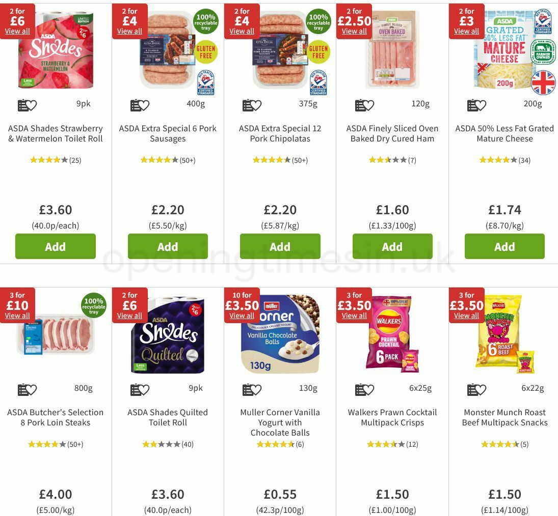 ASDA Offers from 13 August