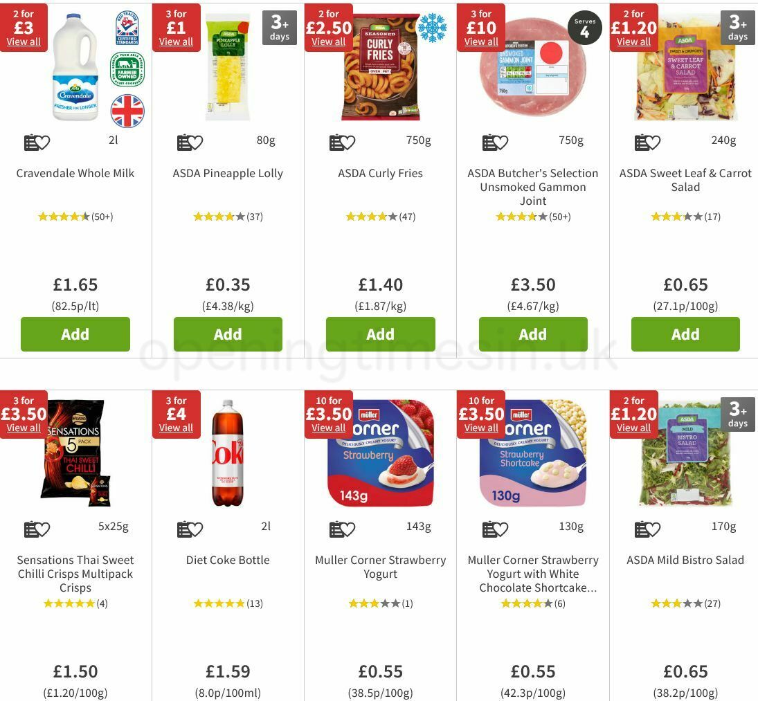 ASDA Offers from 13 August