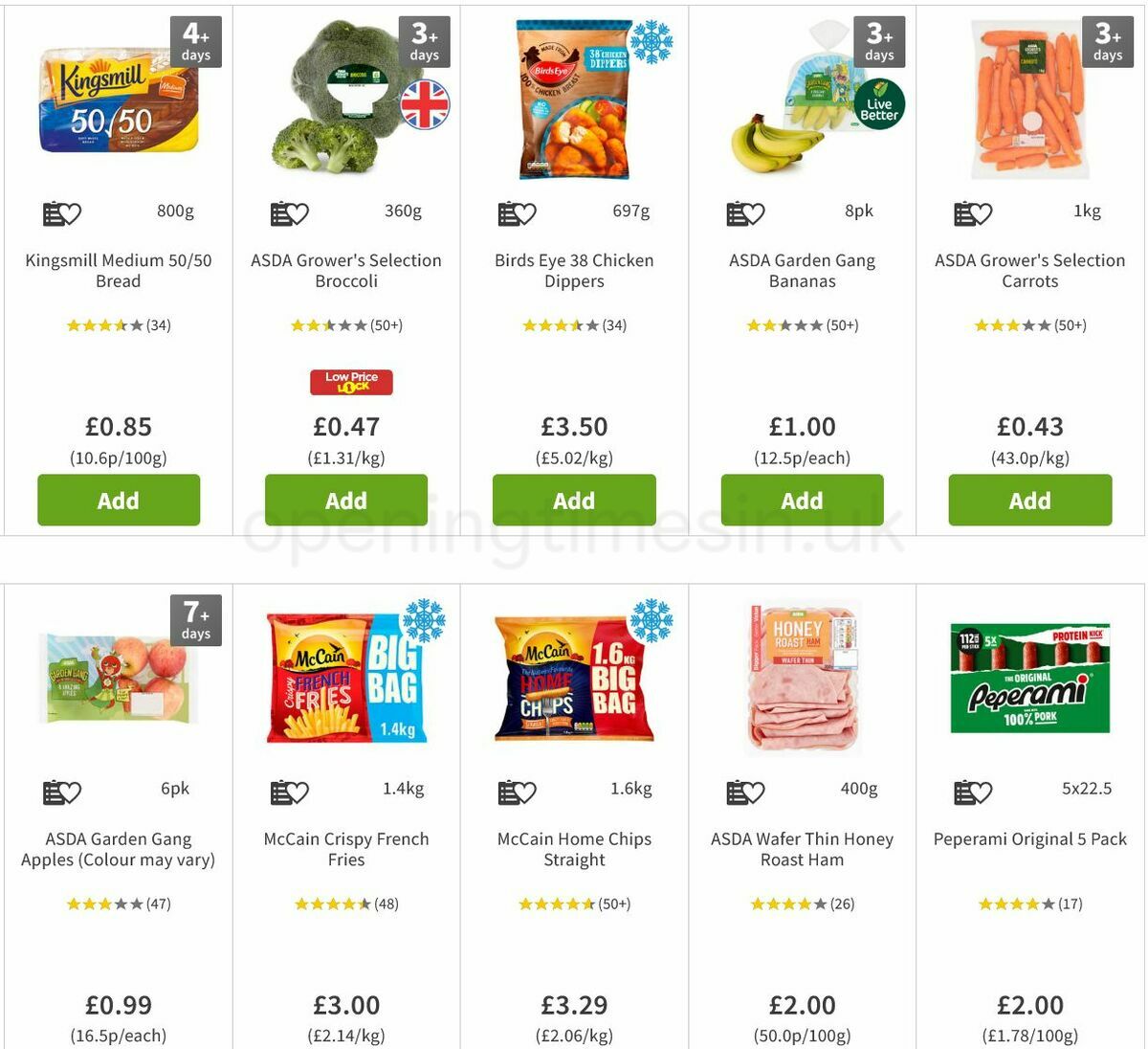 ASDA Back to School Offers from 19 August