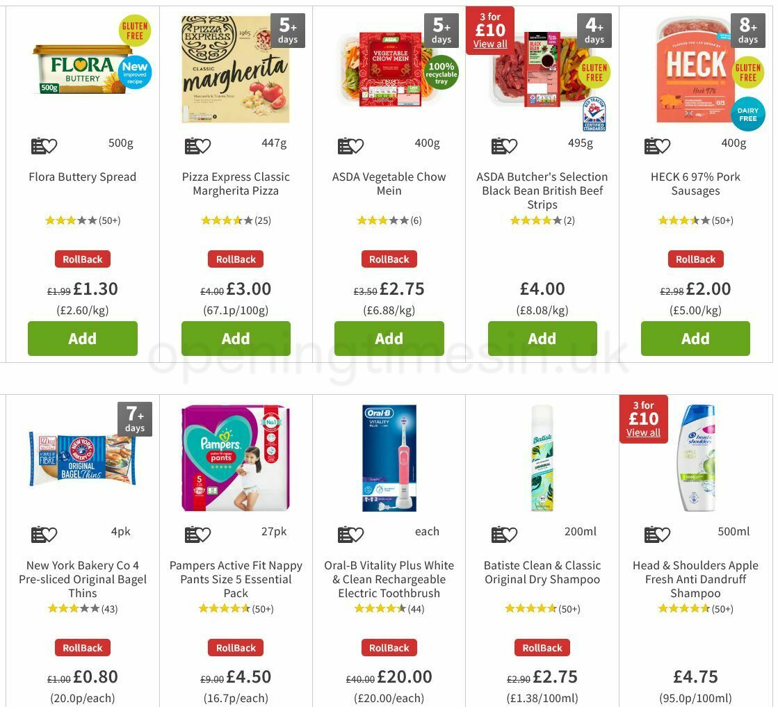 ASDA Offers from 27 August