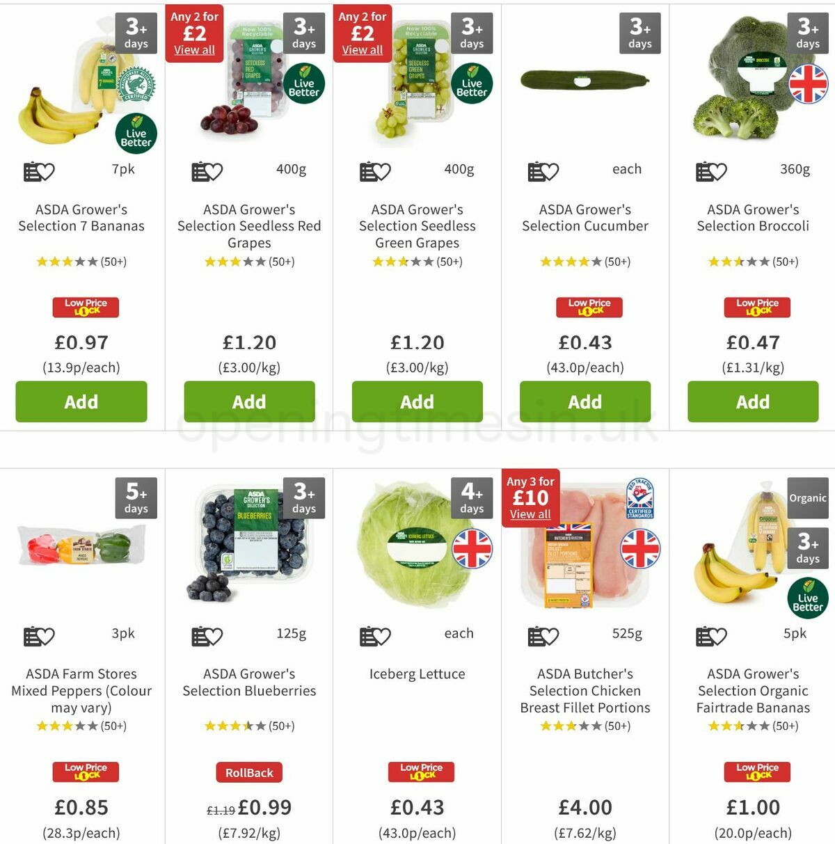 ASDA Offers from 7 October