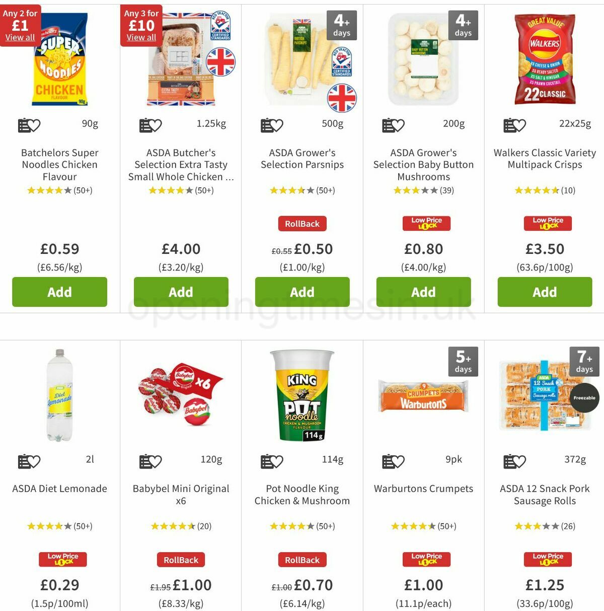 ASDA Offers from 7 October