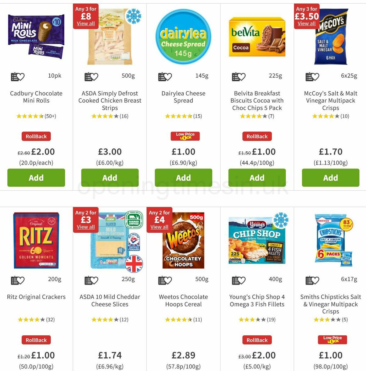 ASDA Offers from 15 October