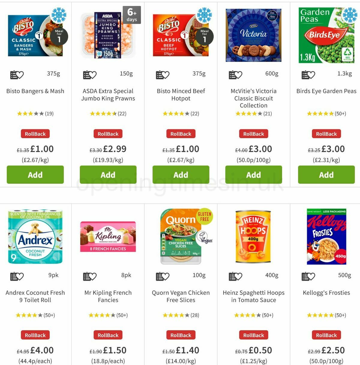 ASDA Offers from 19 November