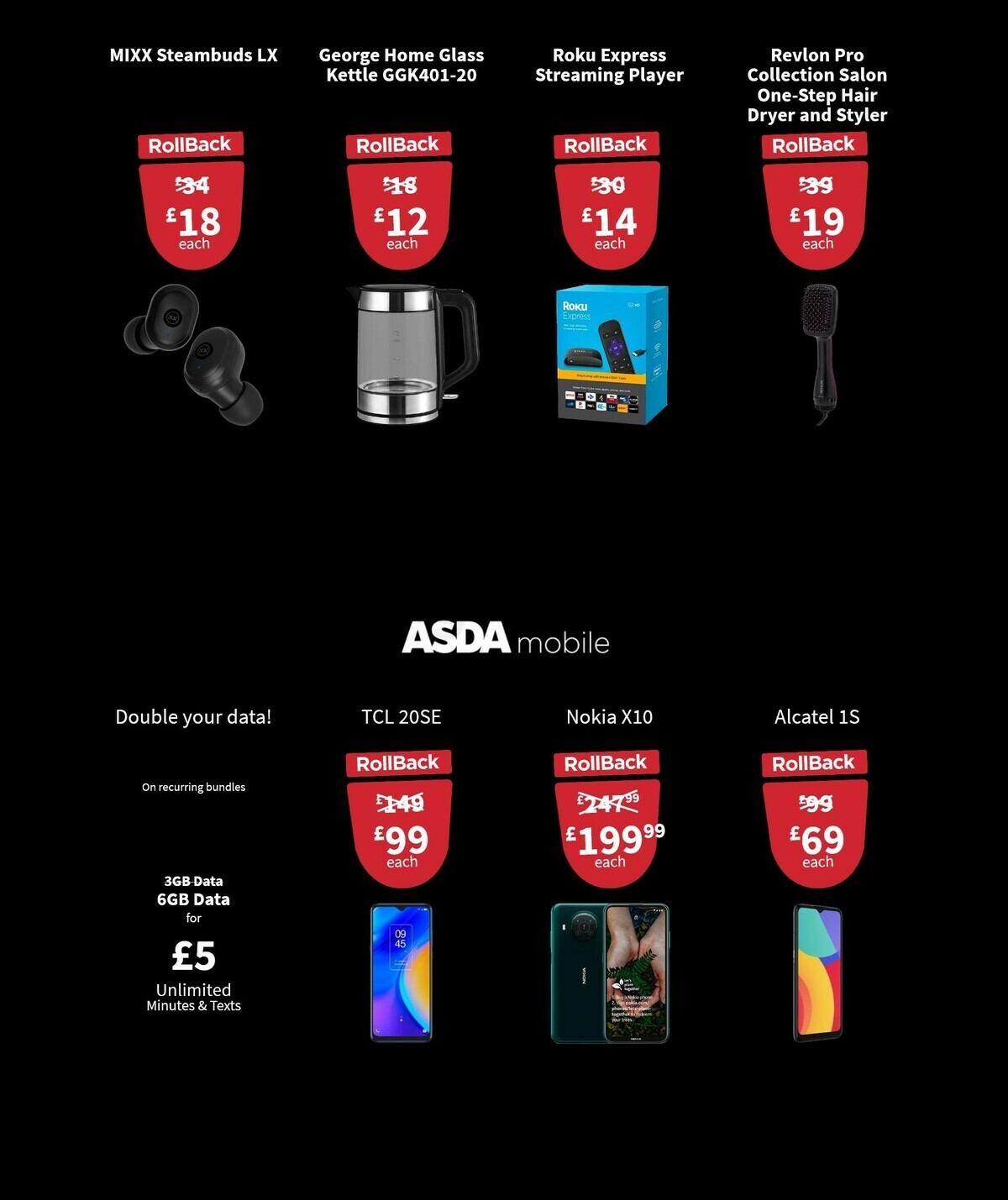 ASDA Black Friday Offers from 25 November