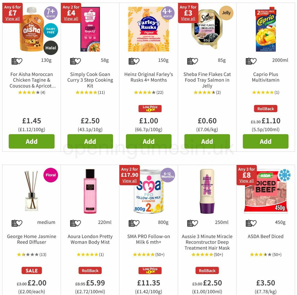 ASDA Offers from 6 January