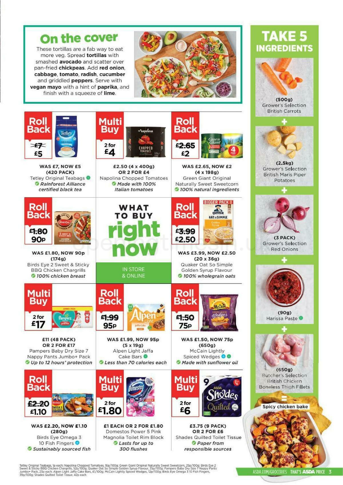 ASDA That's Asda Price January 2022 Offers from 3 January