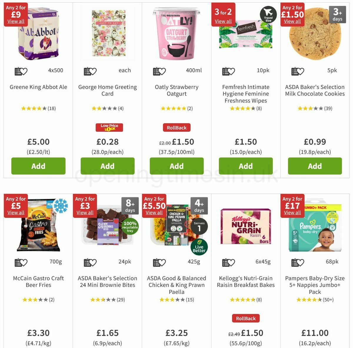ASDA Offers from 27 January