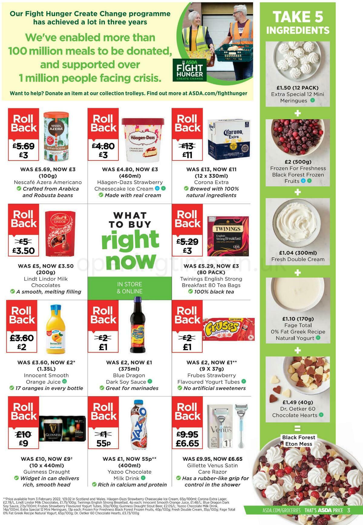 ASDA Offers from 3 February