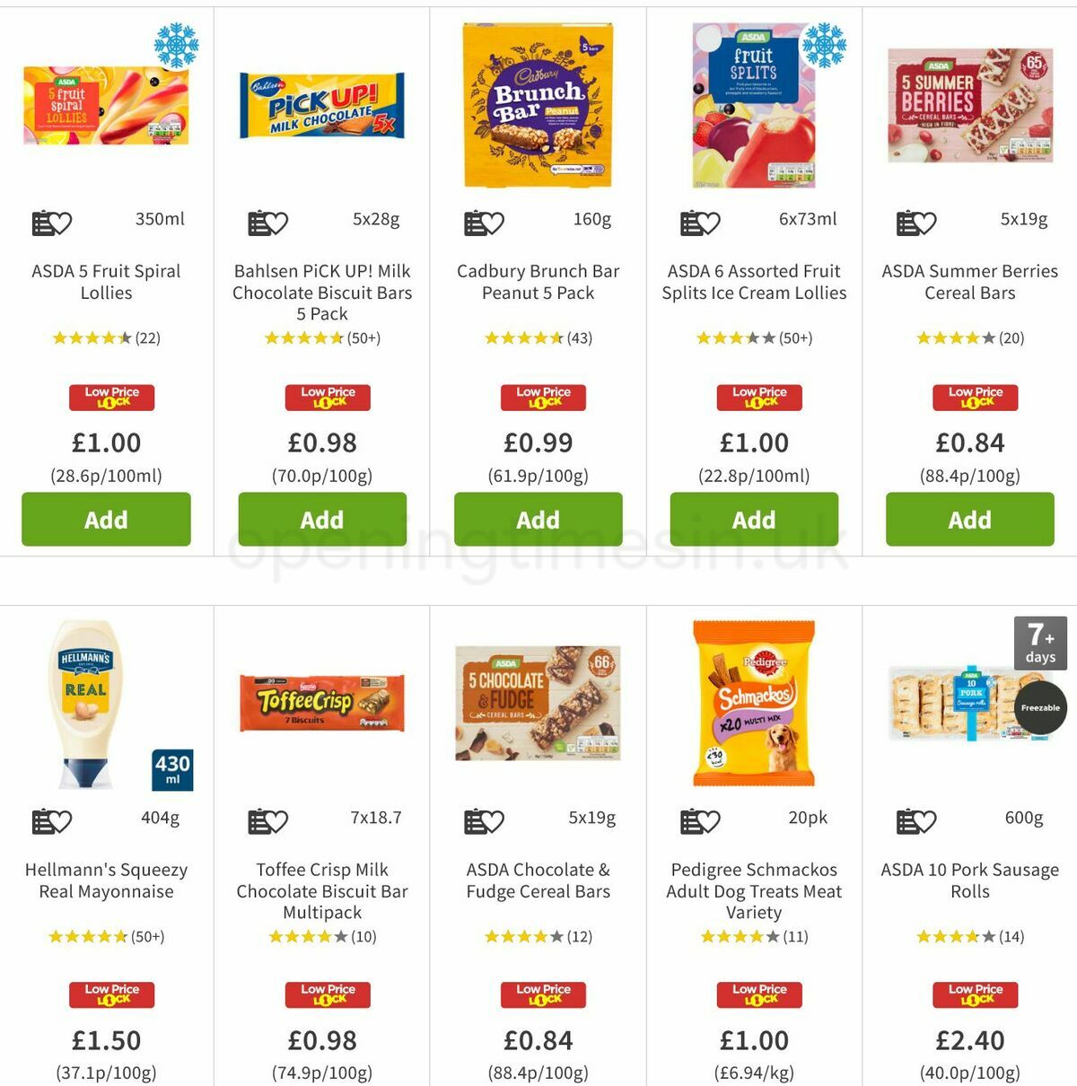 ASDA Offers from 10 February