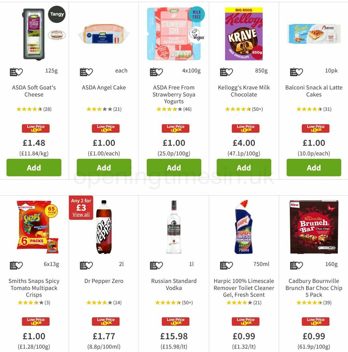ASDA Offers from 10 February