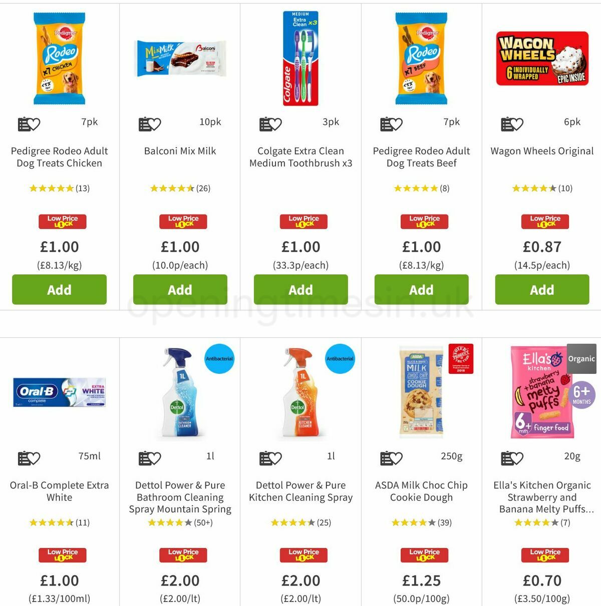 ASDA Offers from 10 February