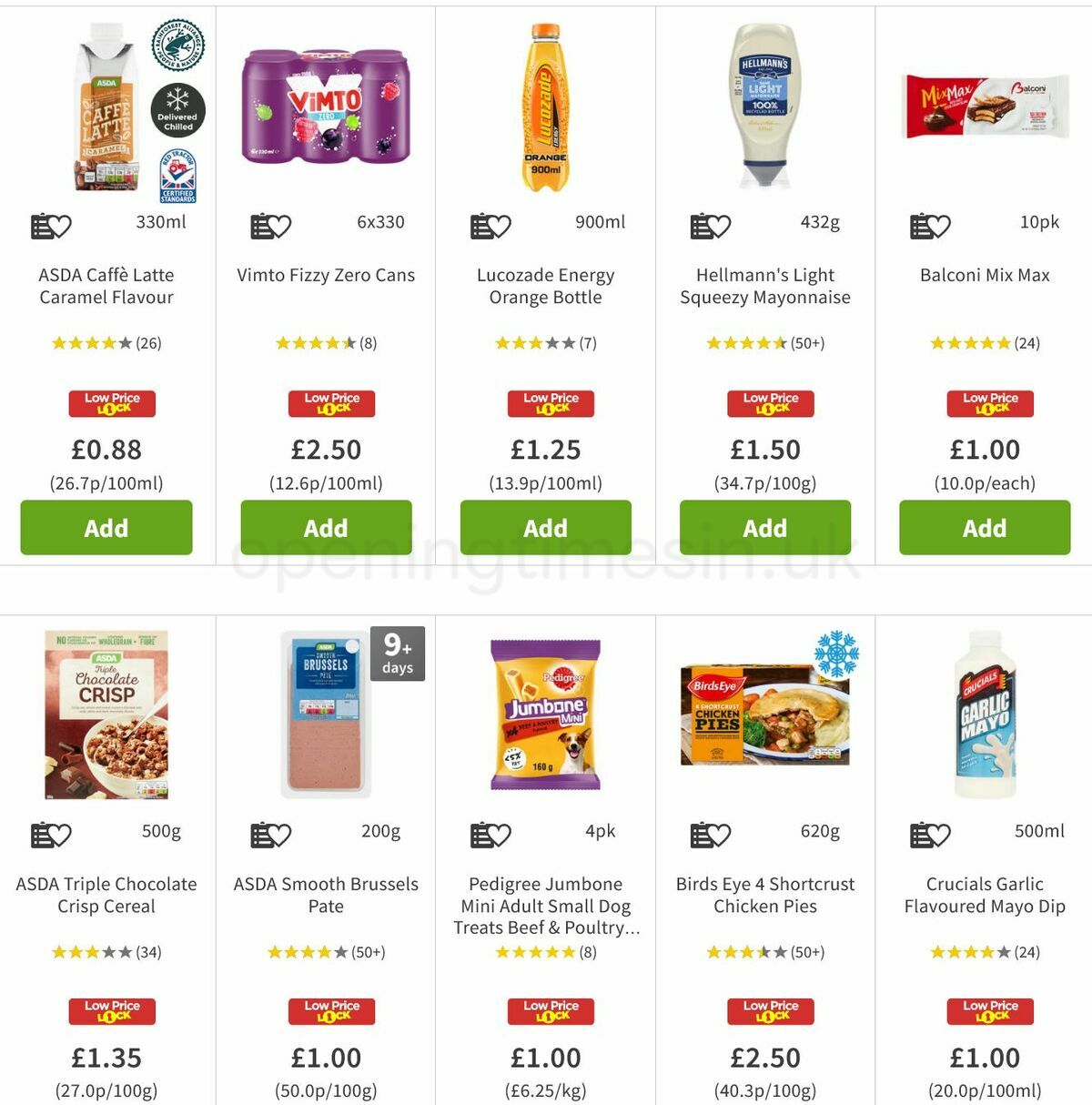 ASDA Offers from 10 February
