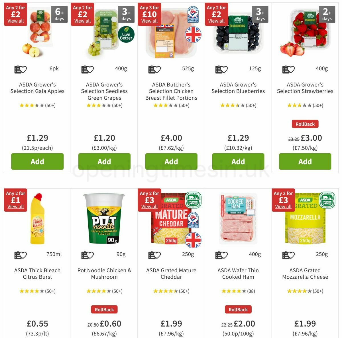 ASDA Offers from 10 February