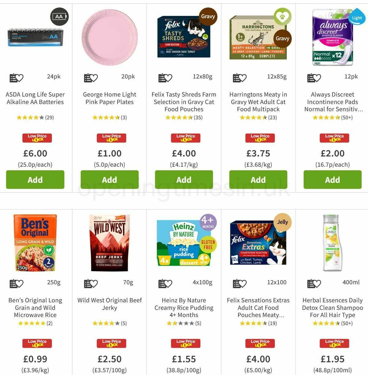 ASDA Offers from 10 February