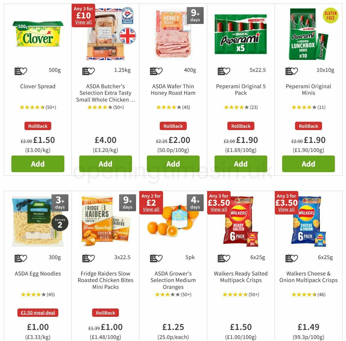 ASDA Offers from 10 February