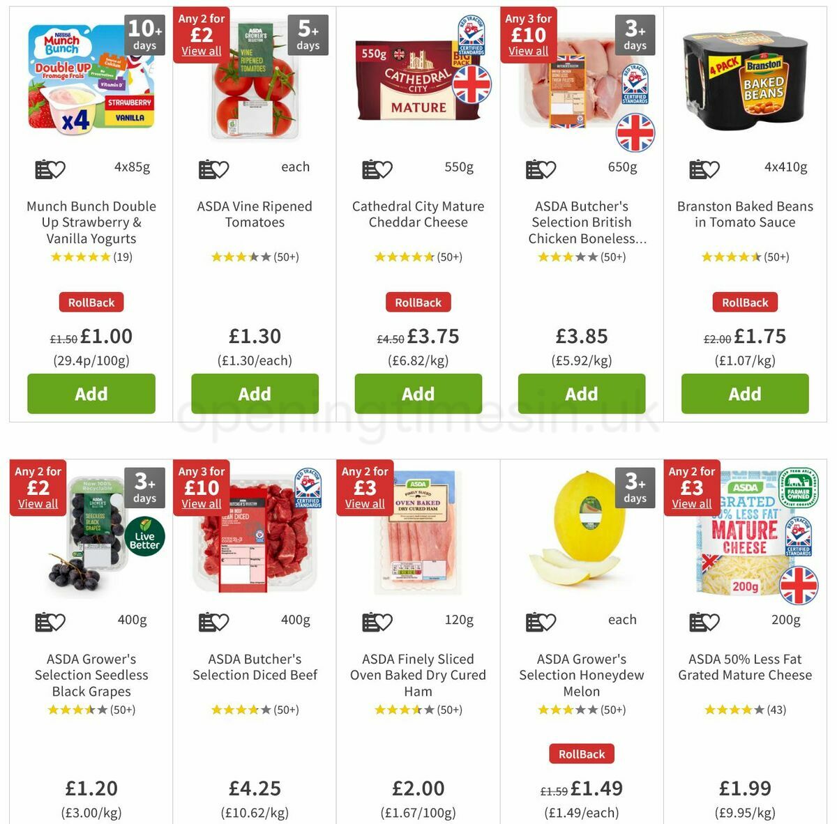 ASDA Offers from 10 February