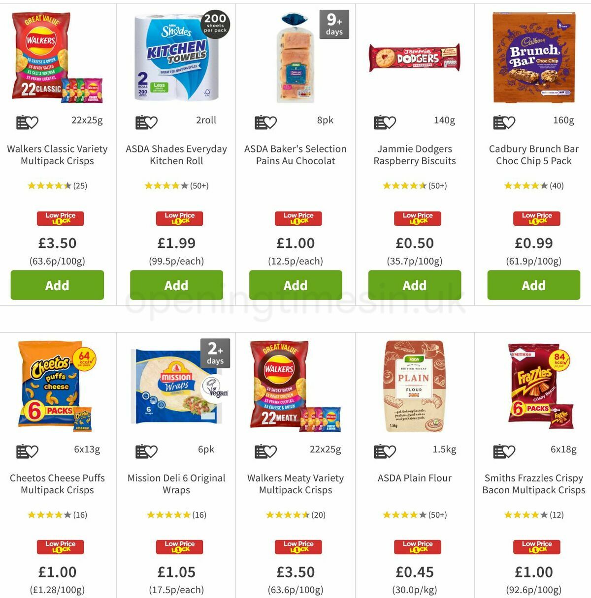 ASDA Offers from 10 February