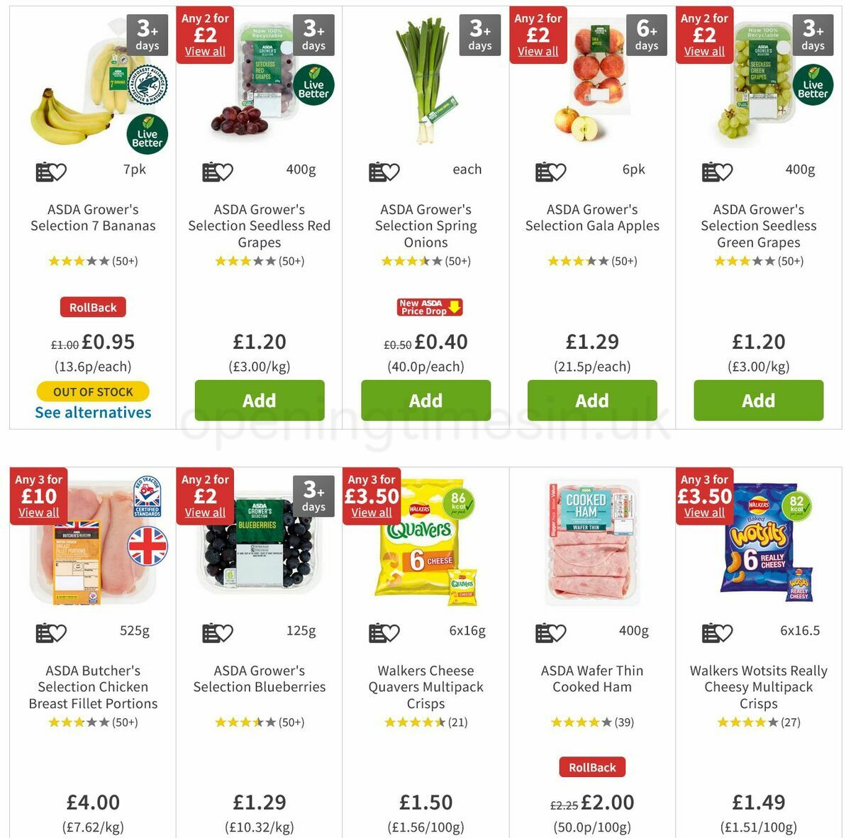 ASDA Offers from 18 February