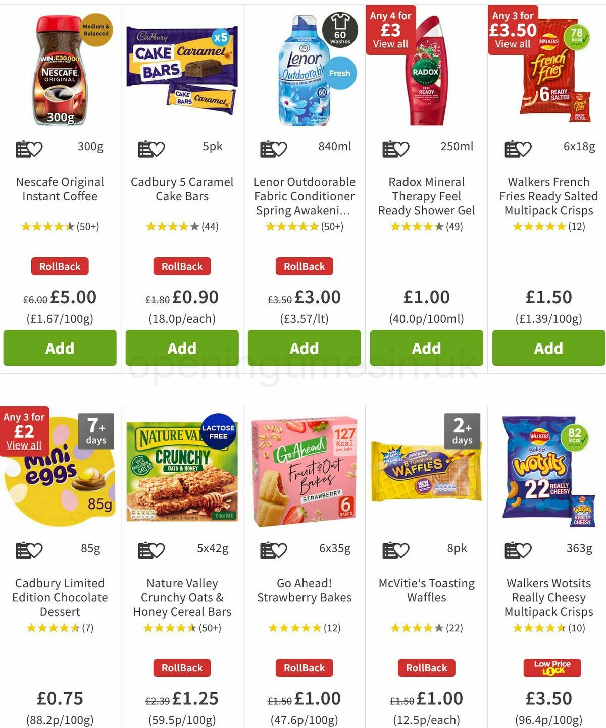 ASDA Offers from 4 March