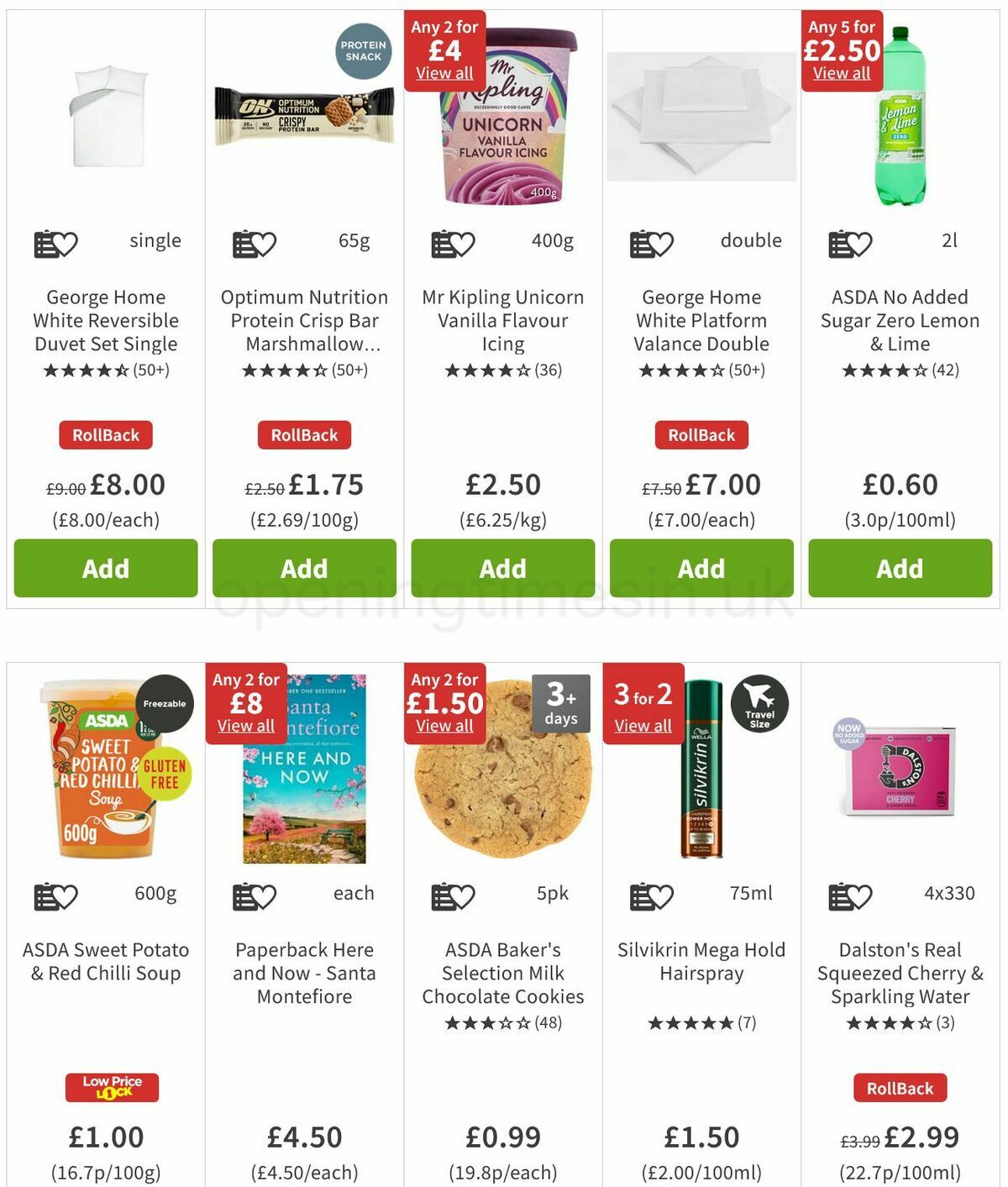ASDA Offers from 11 March