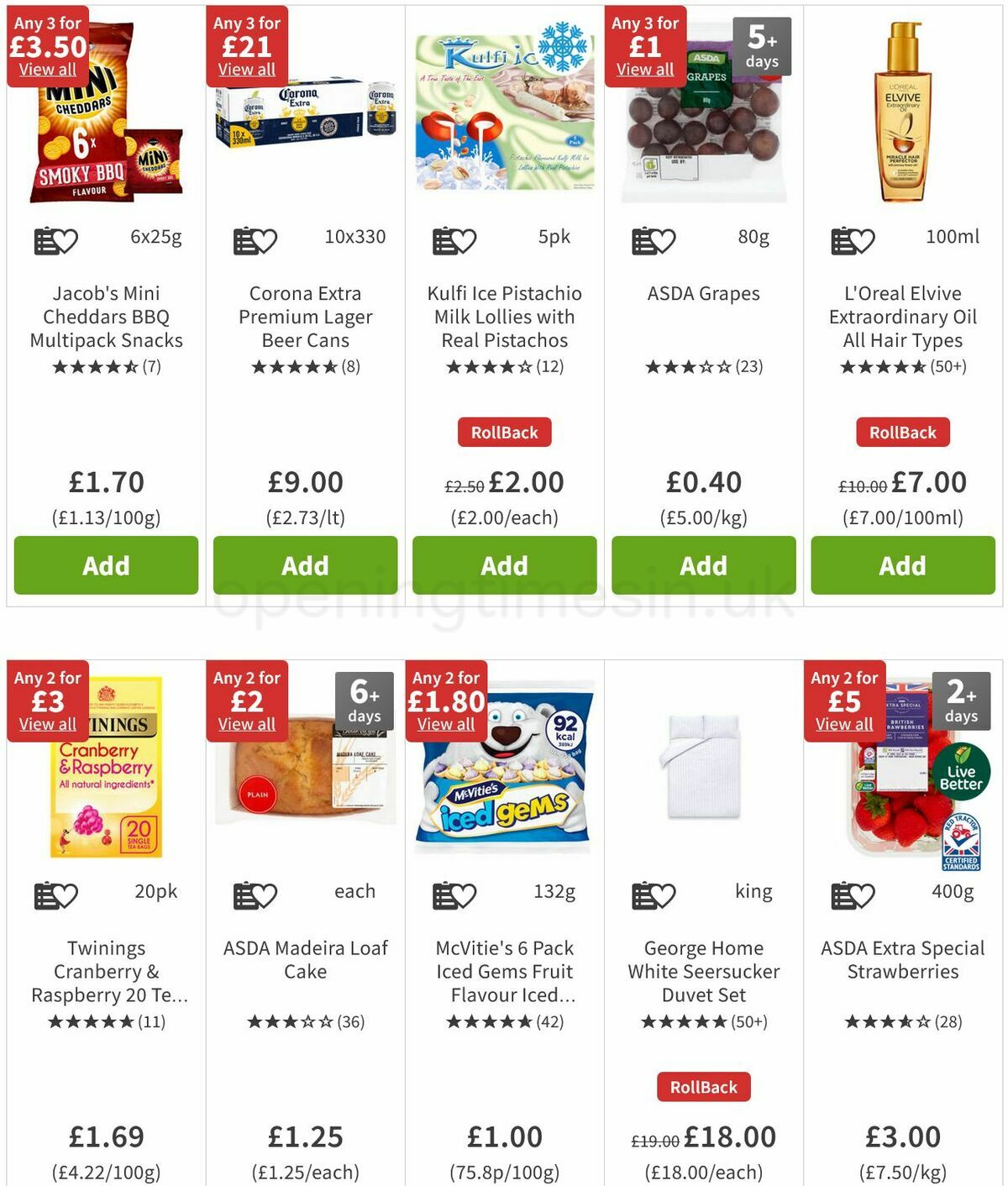 ASDA Offers from 11 March