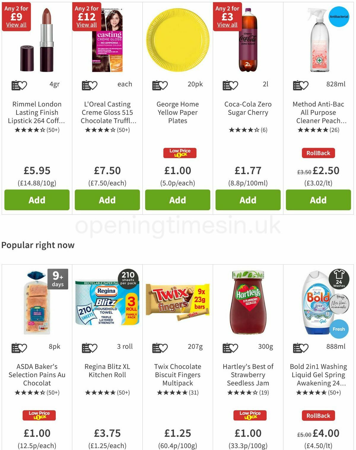 ASDA Offers from 11 March