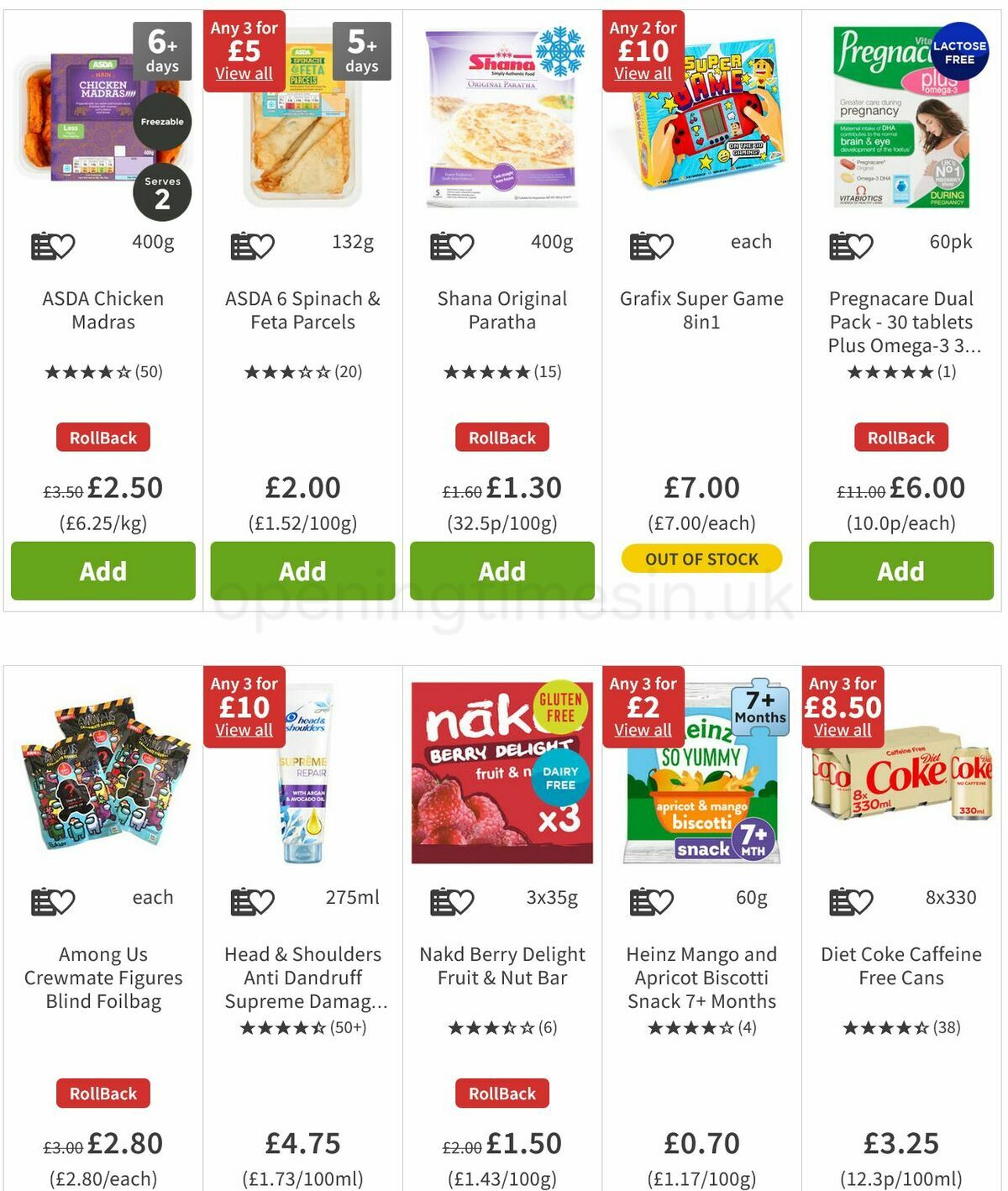 ASDA Offers from 11 March