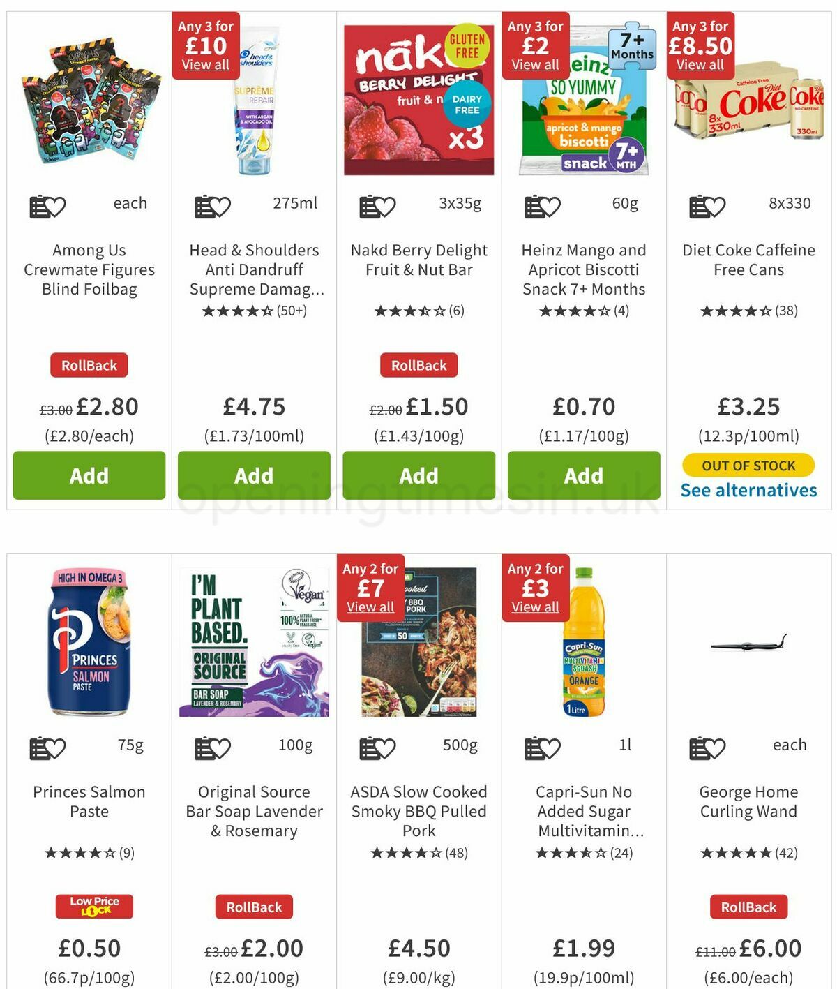 ASDA Offers from 11 March
