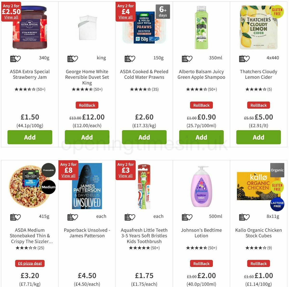 ASDA Offers from 18 March