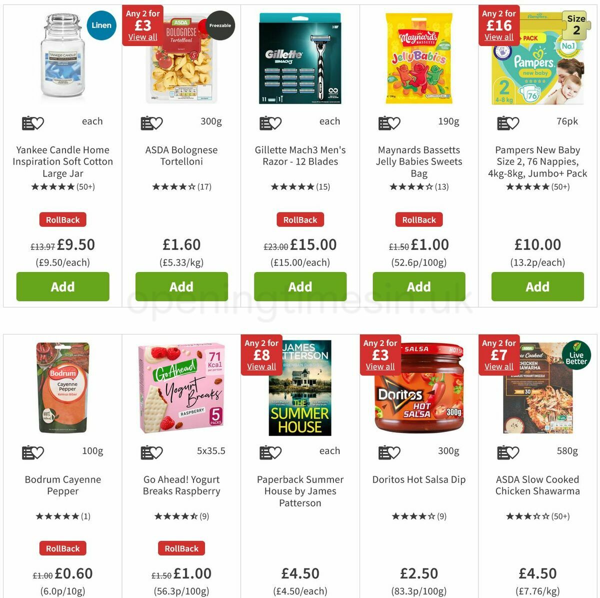 ASDA Offers from 18 March