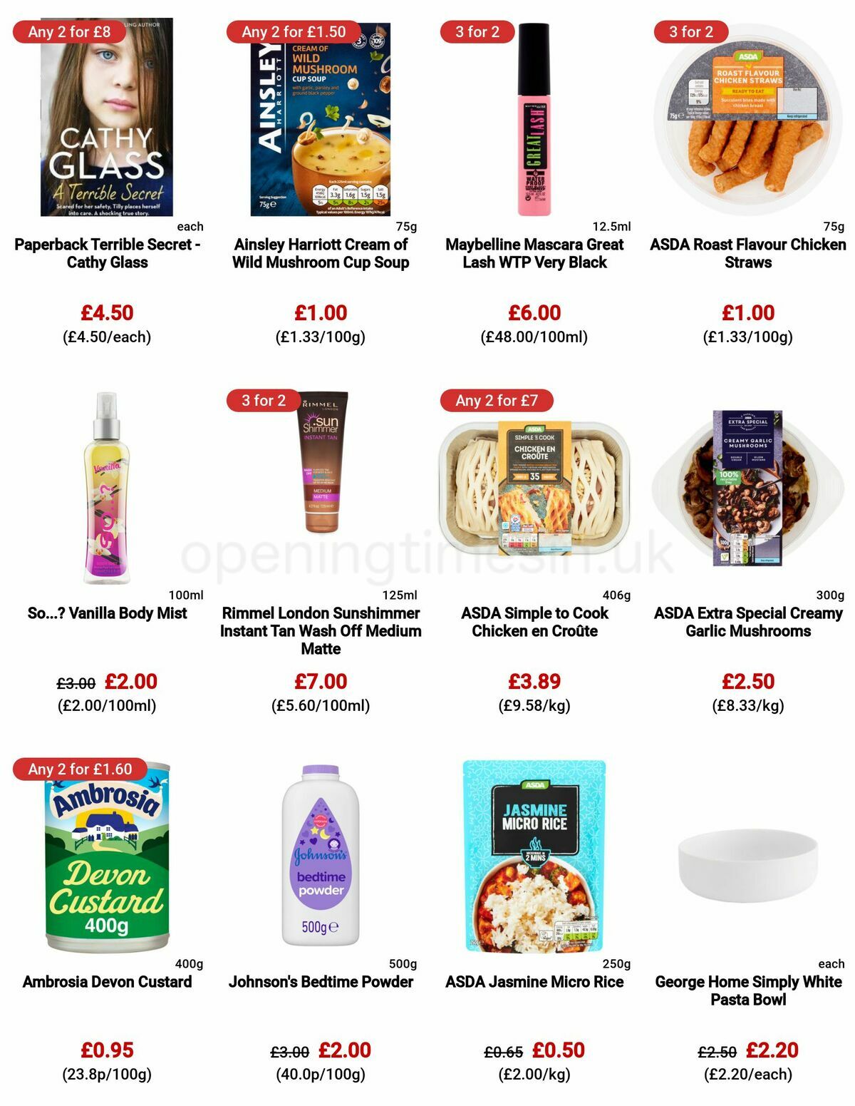ASDA Offers from 22 April