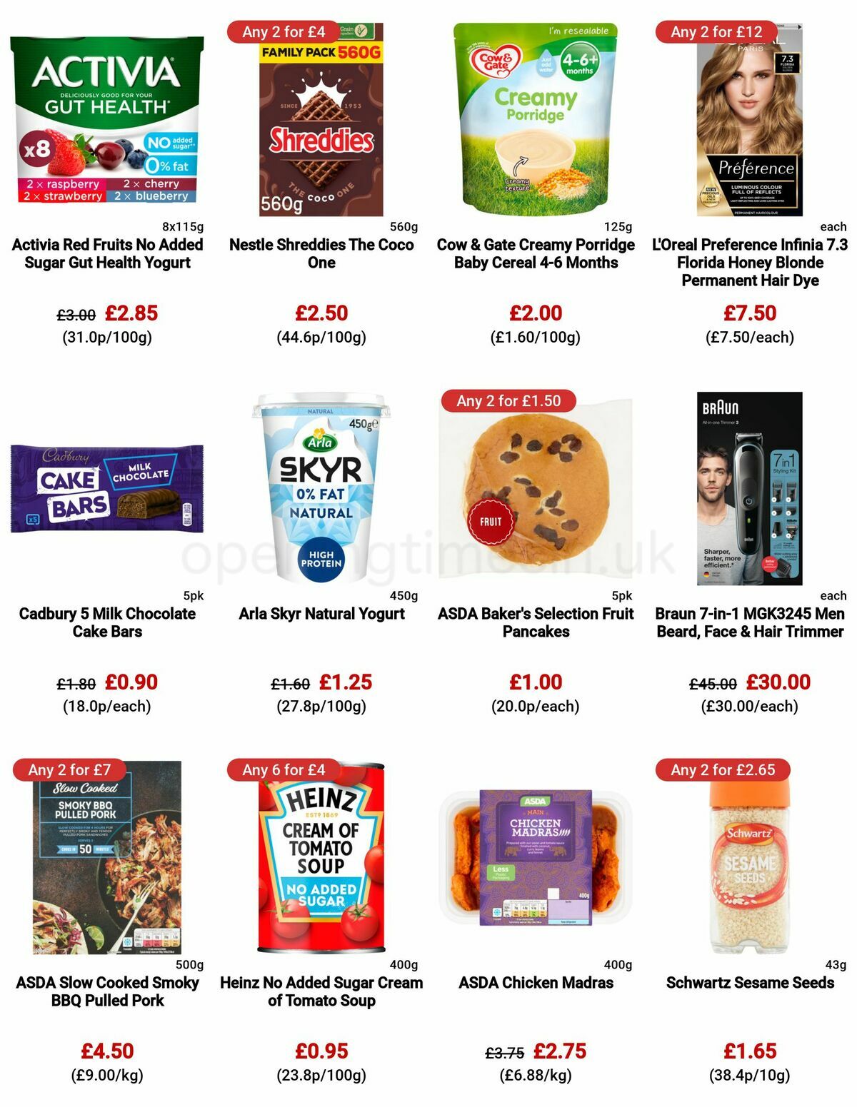 ASDA Offers from 27 May
