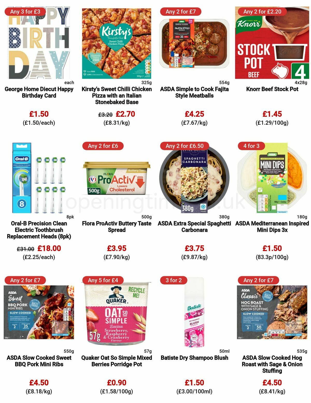 ASDA Offers from 10 June