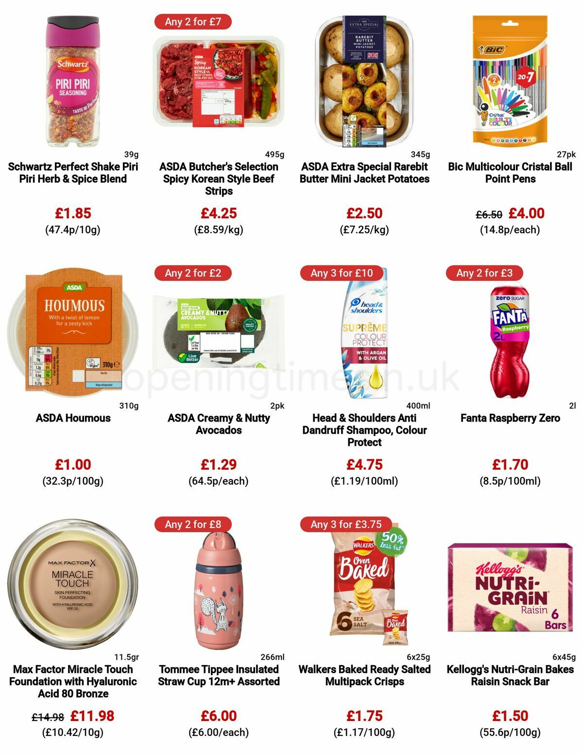 ASDA Offers from 5 August