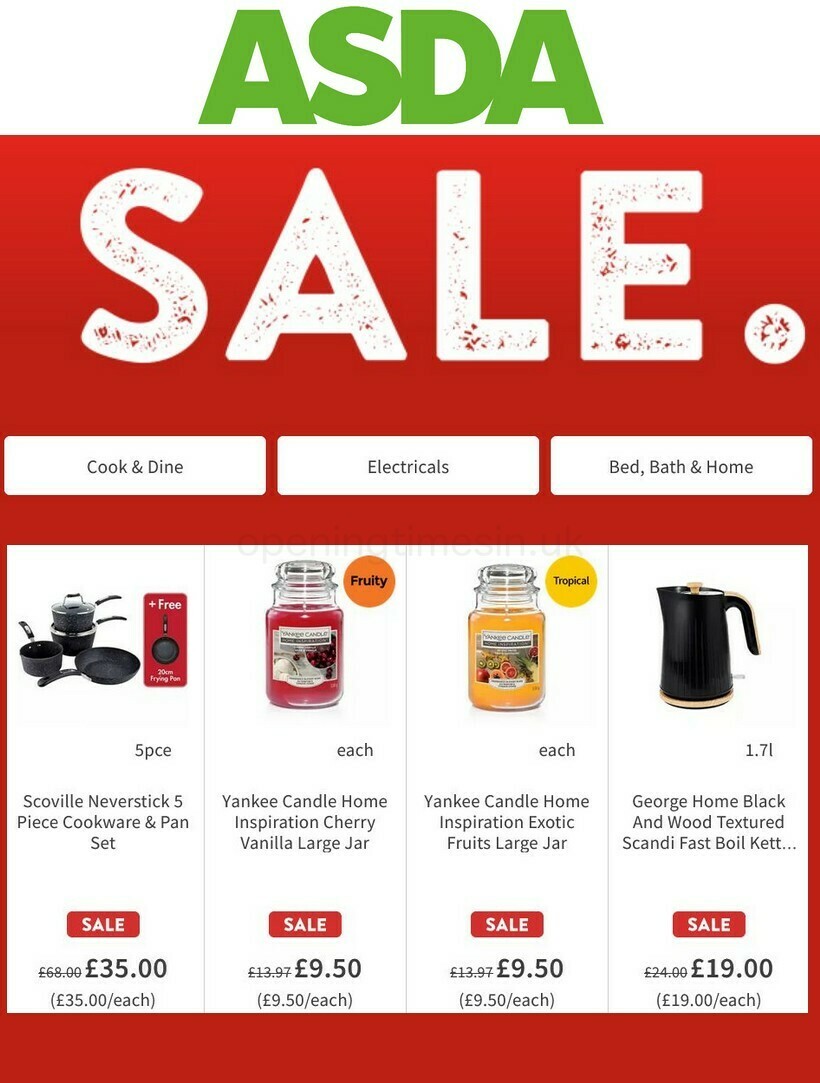 ASDA Sale Offers from 11 August